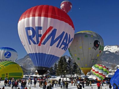 Ballooning Tyrol in Kitzbuhel